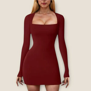 CuratedxEdit | Little Wine Dress | Sizes M and L